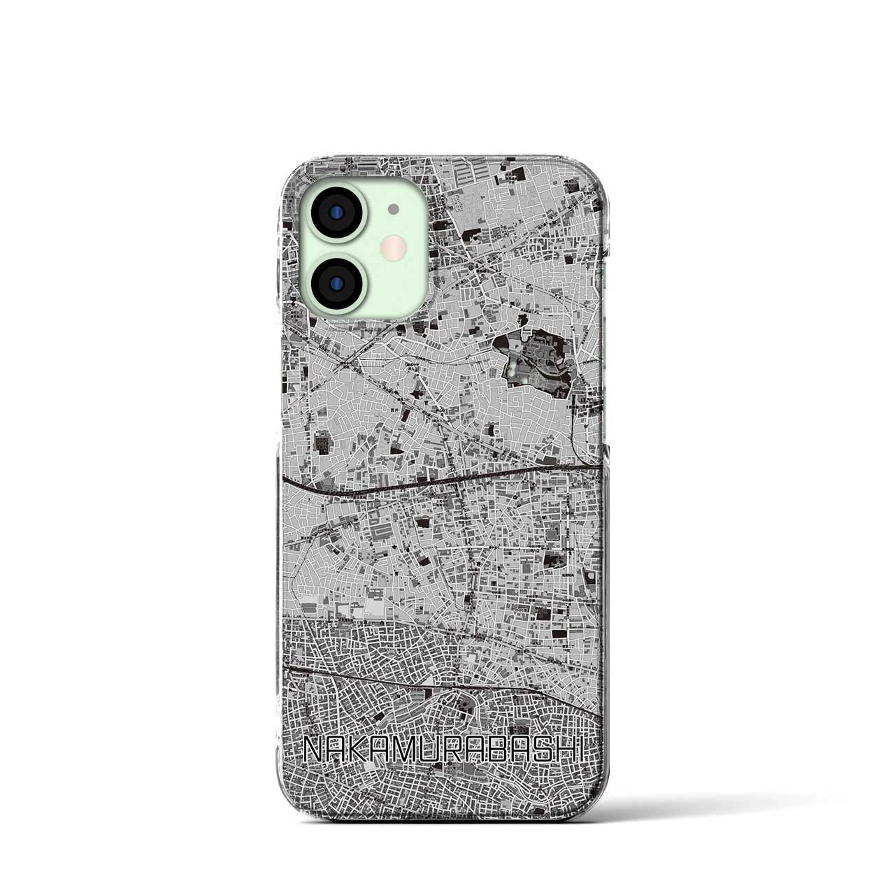 【中村橋(東京都)】地図柄iPhoneケース(クリアタイプ)