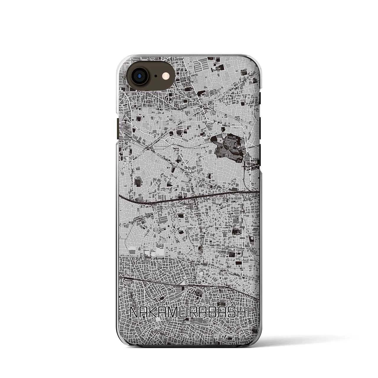 【中村橋(東京都)】地図柄iPhoneケース(クリアタイプ)