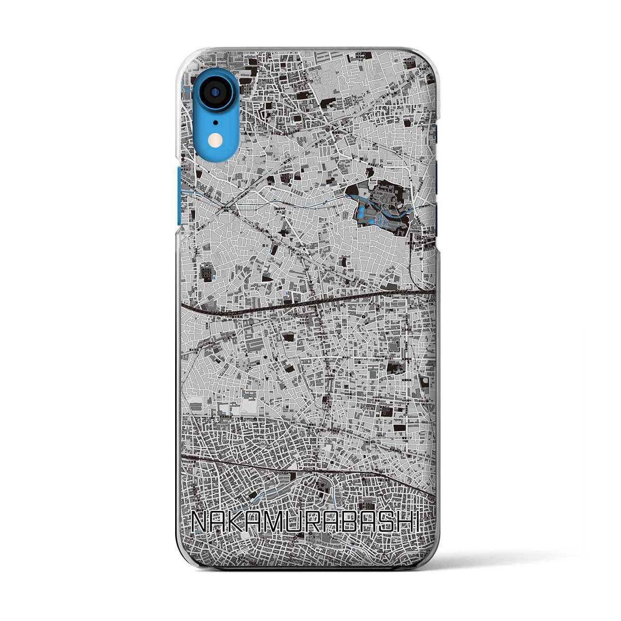 【中村橋(東京都)】地図柄iPhoneケース(クリアタイプ)