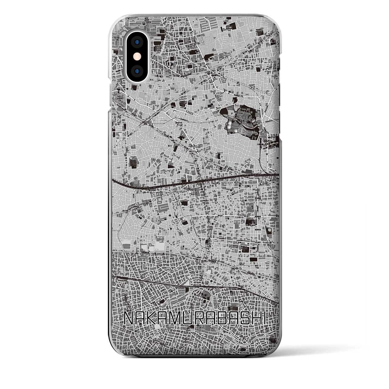 【中村橋(東京都)】地図柄iPhoneケース(クリアタイプ)