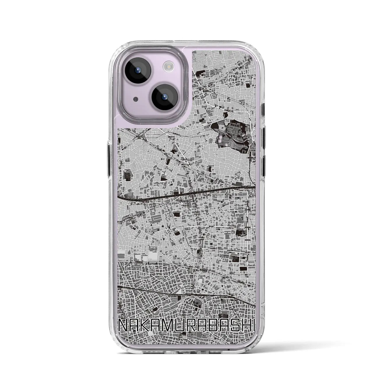 【中村橋(東京都)】地図柄iPhoneケース(MagSafeタイプ)