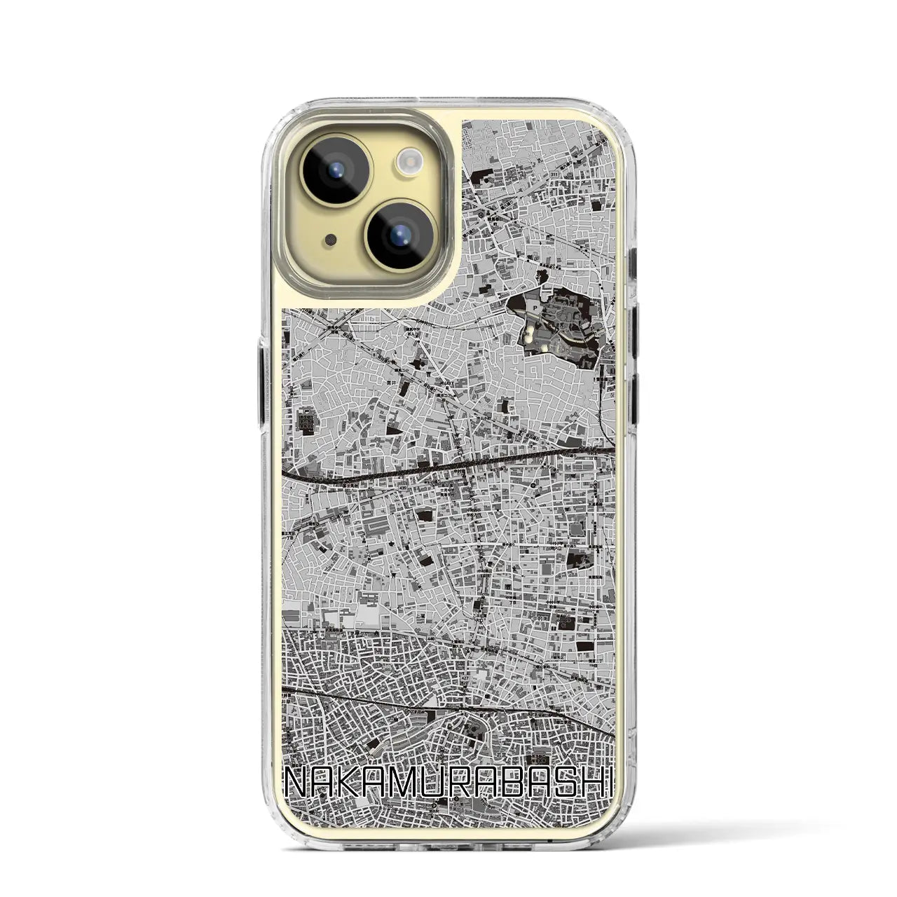 【中村橋(東京都)】地図柄iPhoneケース(MagSafeタイプ)