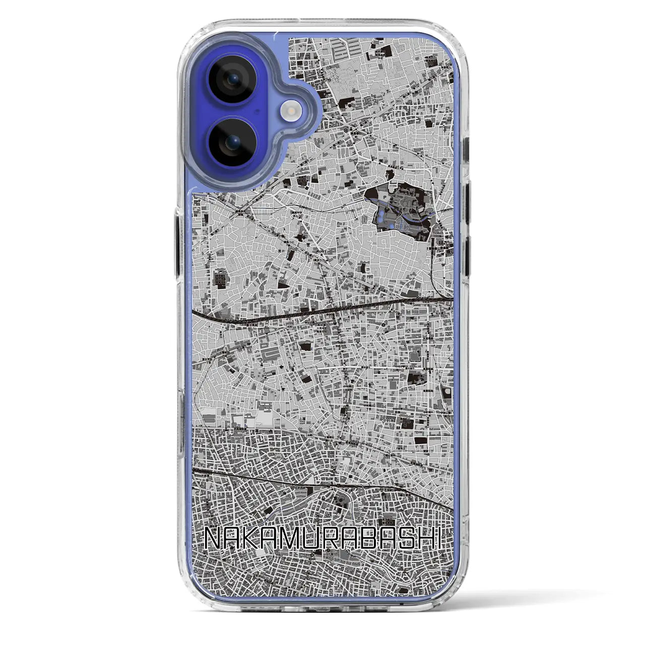 【中村橋(東京都)】地図柄iPhoneケース(MagSafeタイプ)