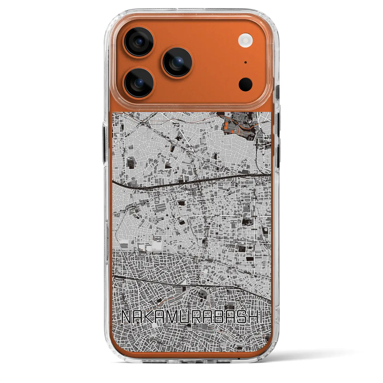 【中村橋(東京都)】地図柄iPhoneケース(MagSafeタイプ)