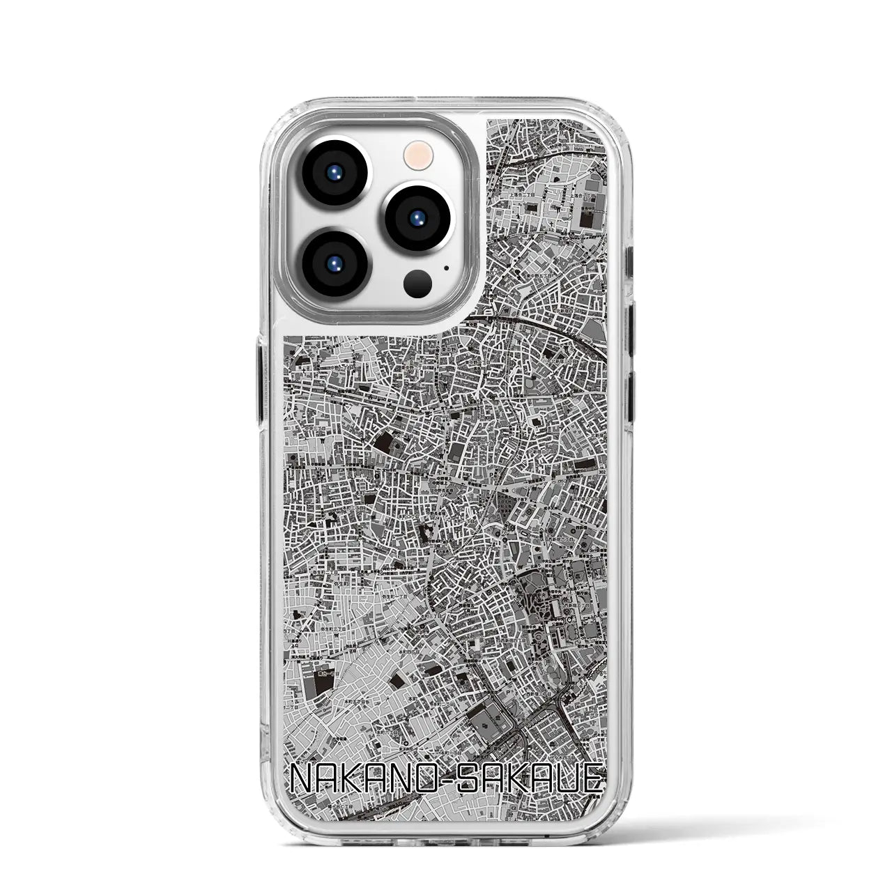 【中野坂上(東京都)】地図柄iPhoneケース(MagSafeタイプ)