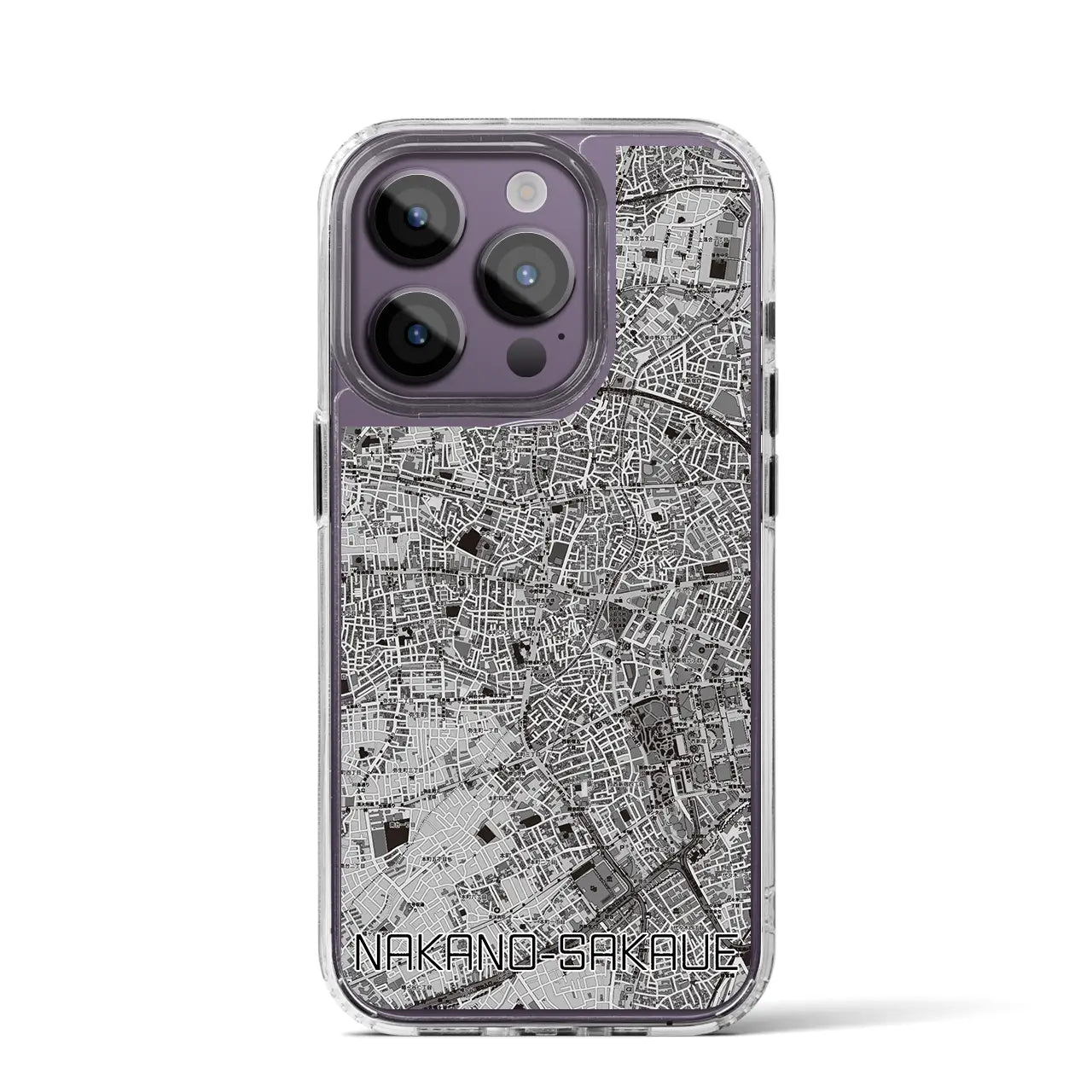 【中野坂上(東京都)】地図柄iPhoneケース(MagSafeタイプ)