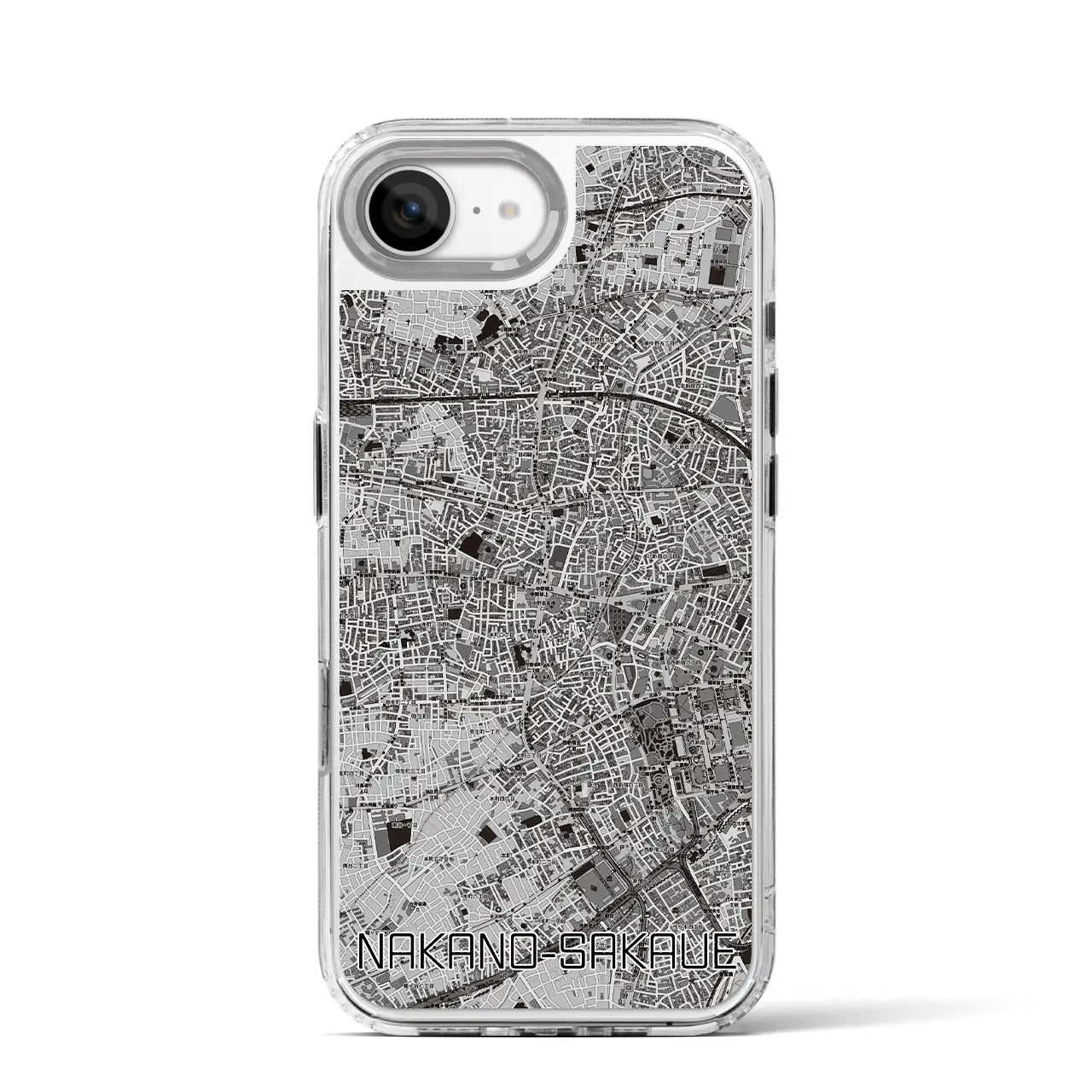 【中野坂上(東京都)】地図柄iPhoneケース(MagSafeタイプ)