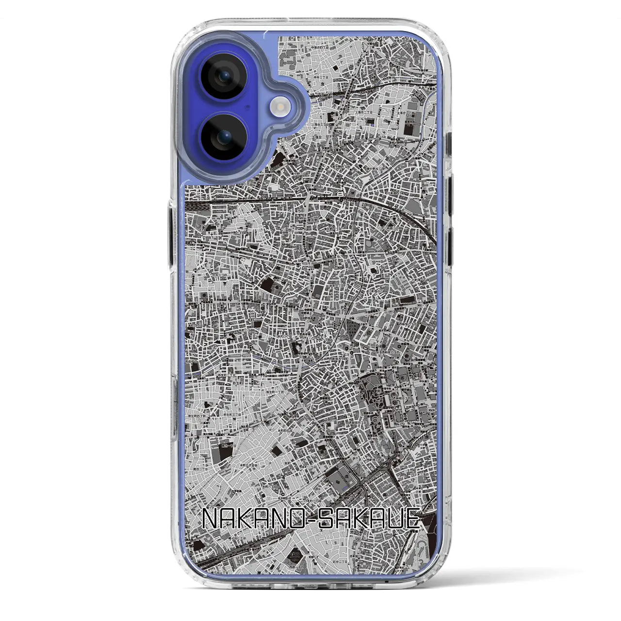 【中野坂上(東京都)】地図柄iPhoneケース(MagSafeタイプ)