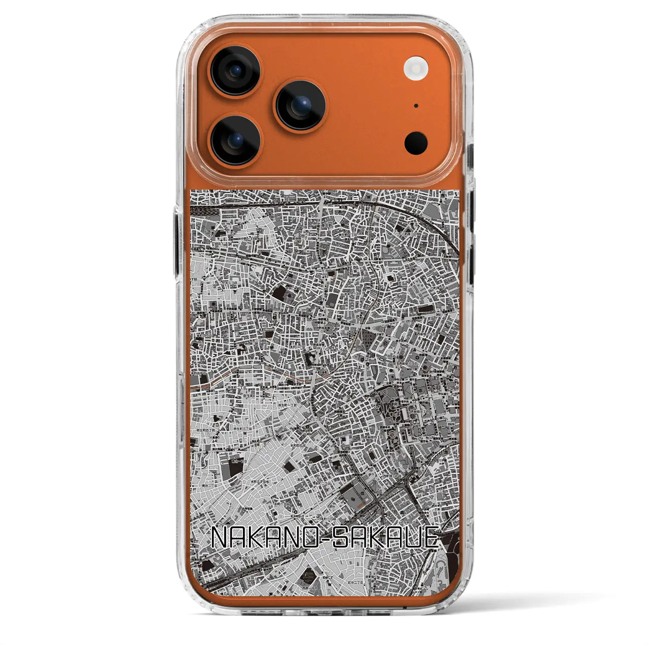 【中野坂上(東京都)】地図柄iPhoneケース(MagSafeタイプ)