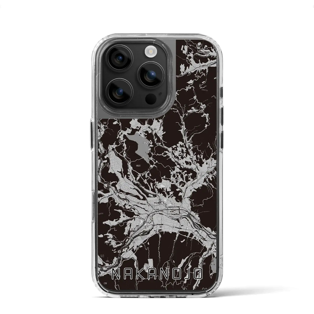 【中之条(群馬県)】地図柄iPhoneケース(MagSafeタイプ)