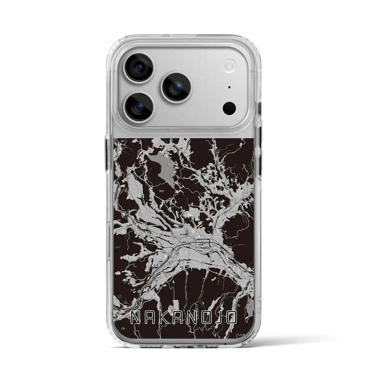 【中之条(群馬県)】地図柄iPhoneケース(MagSafeタイプ)