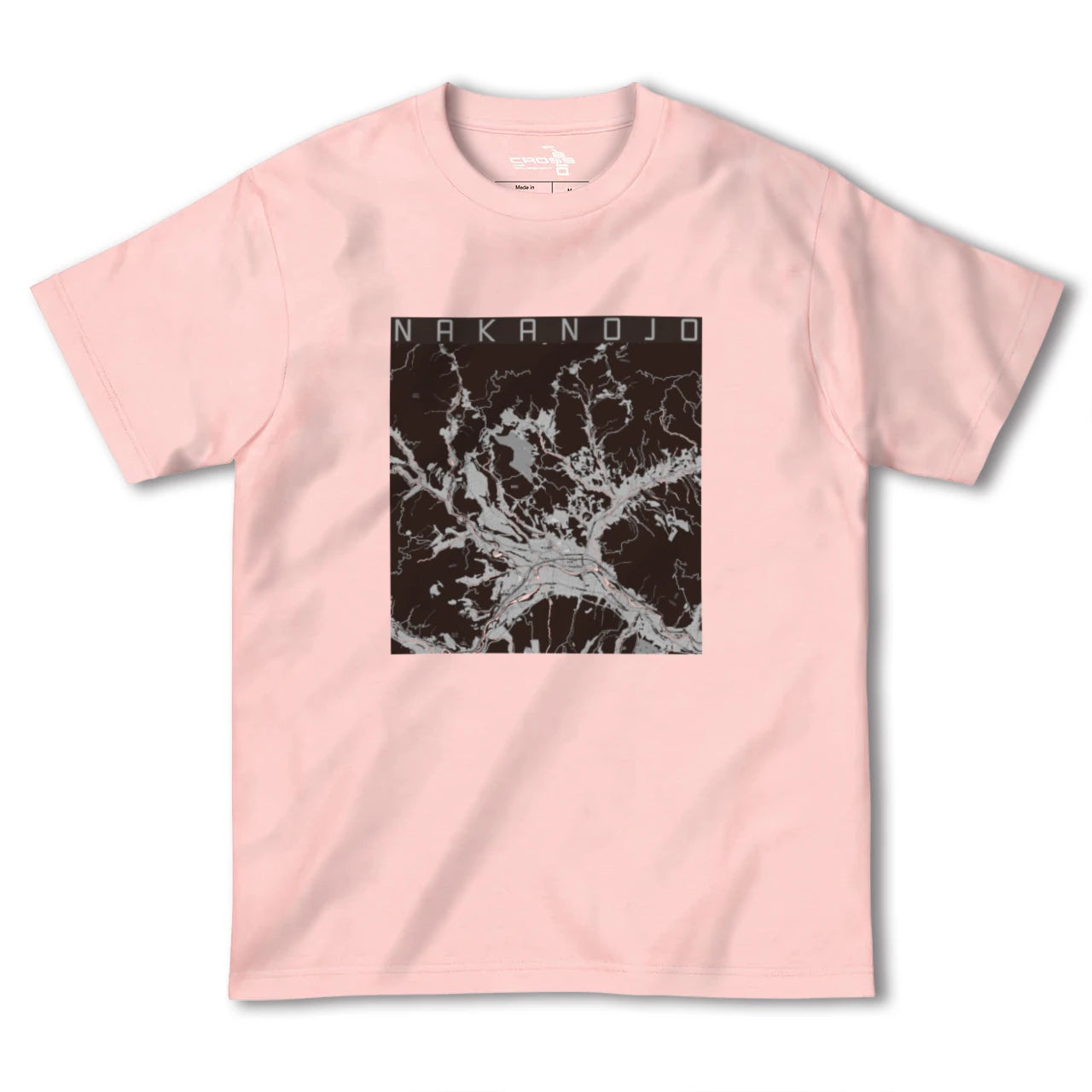 【中之条(群馬県)】地図柄ヘビーウェイトTシャツ