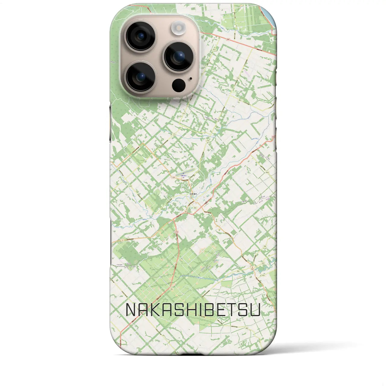 【中標津(北海道)】地図柄iPhoneケース(バックカバータイプ)