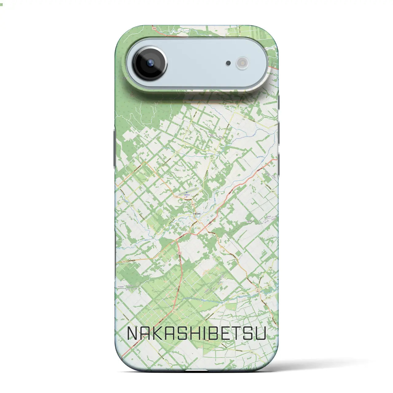 【中標津(北海道)】地図柄iPhoneケース(バックカバータイプ)