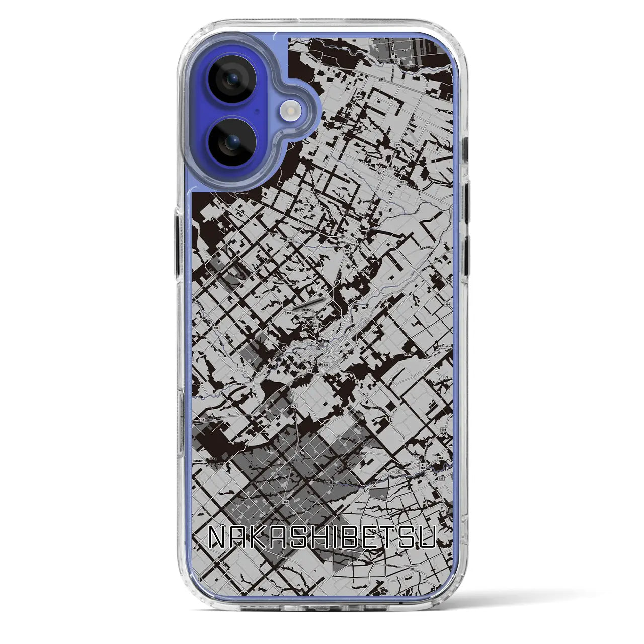 【中標津(北海道)】地図柄iPhoneケース(MagSafeタイプ)