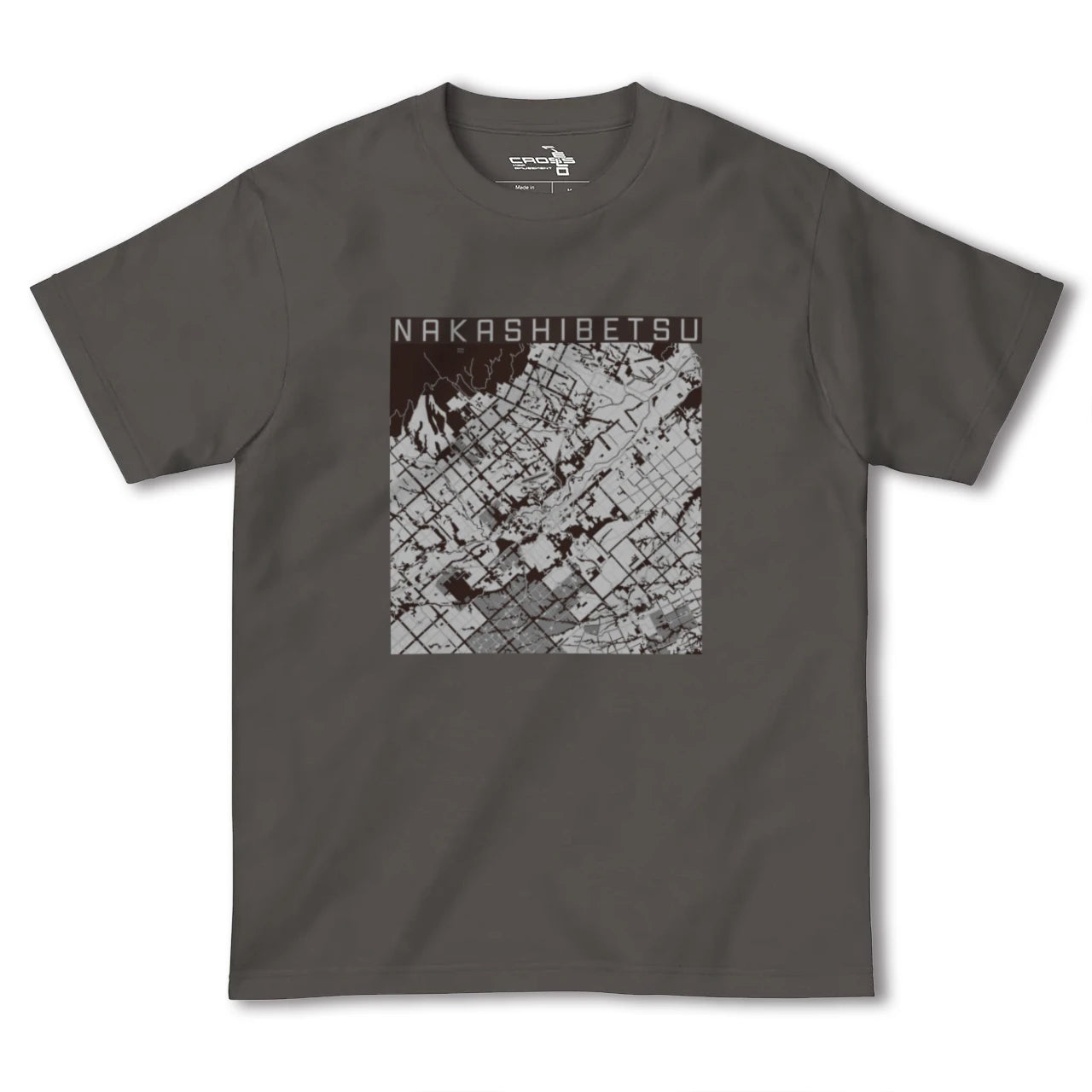 【中標津(北海道)】地図柄ヘビーウェイトTシャツ