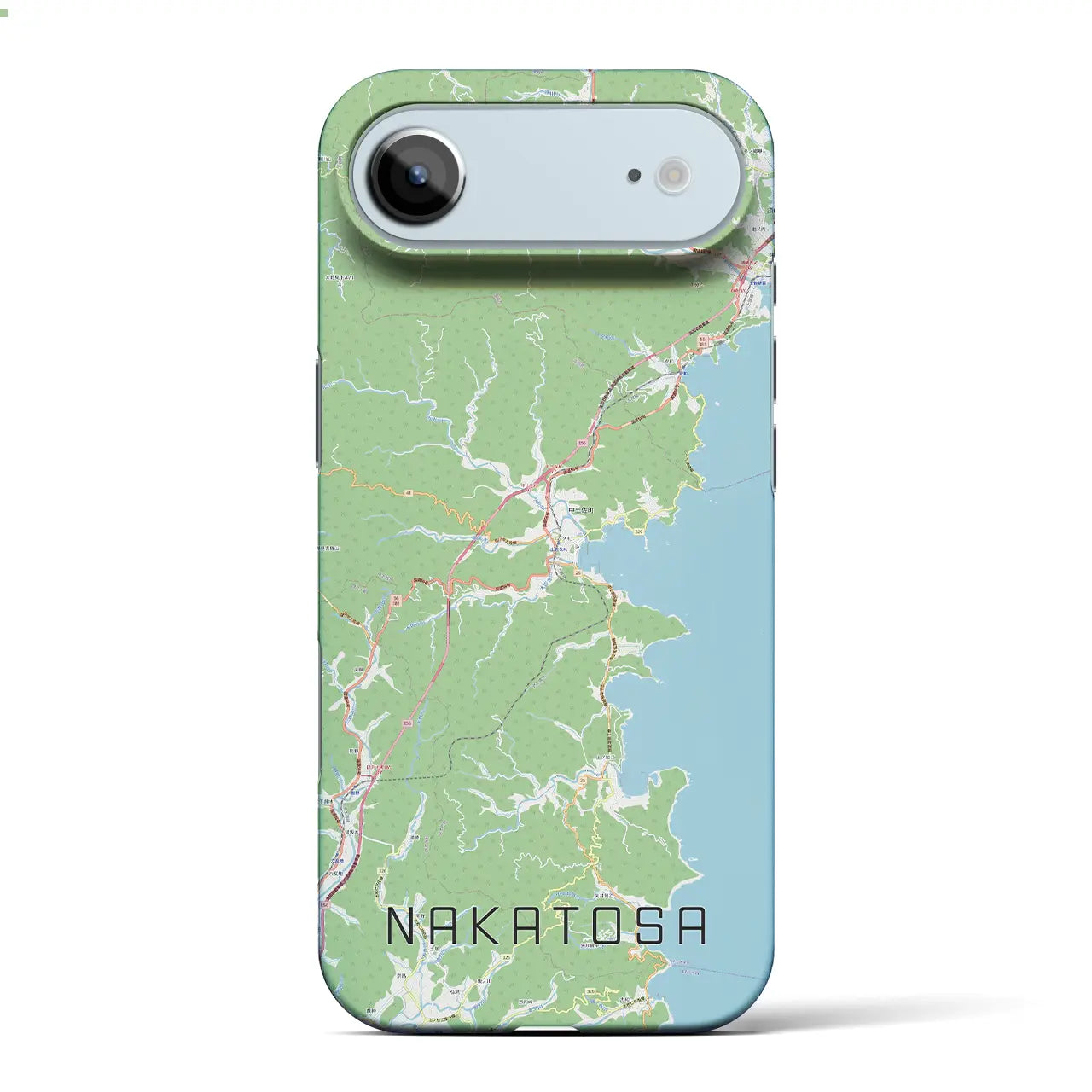 【中土佐(高知県)】地図柄iPhoneケース(バックカバータイプ)