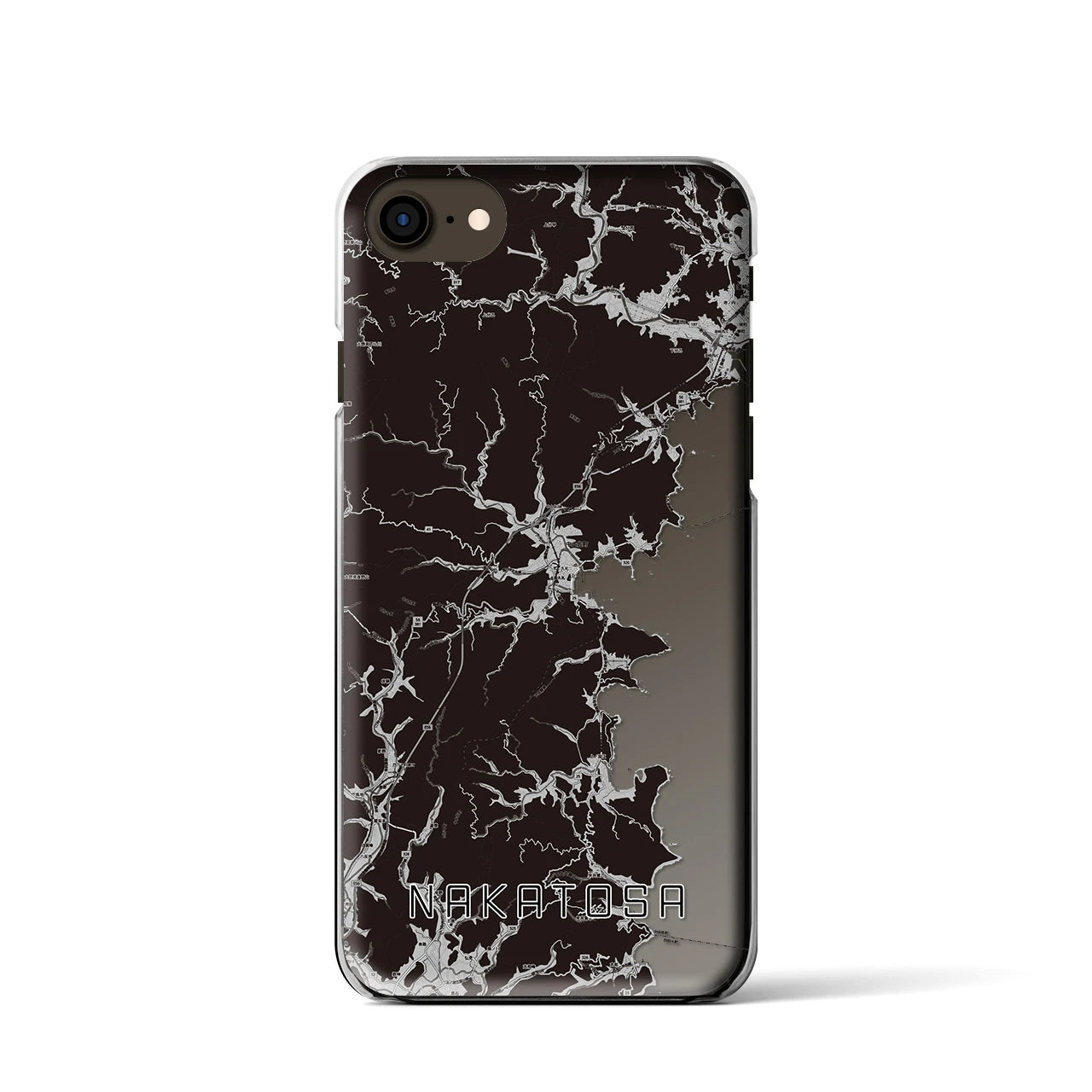 【中土佐(高知県)】地図柄iPhoneケース(クリアタイプ)