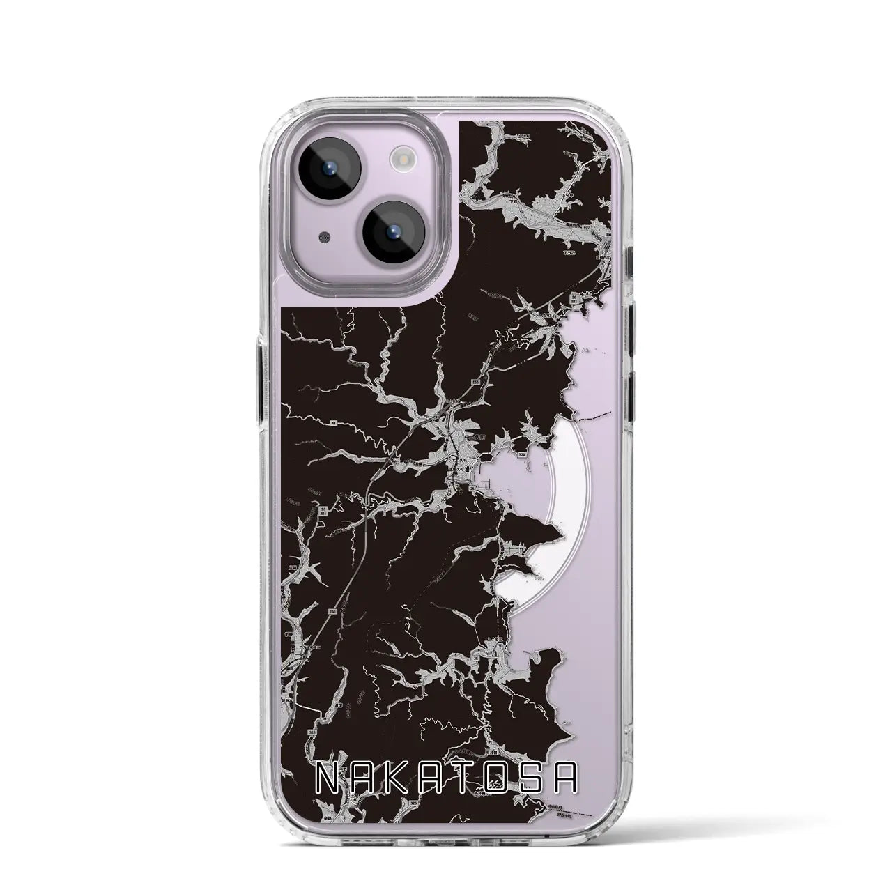 【中土佐(高知県)】地図柄iPhoneケース(MagSafeタイプ)
