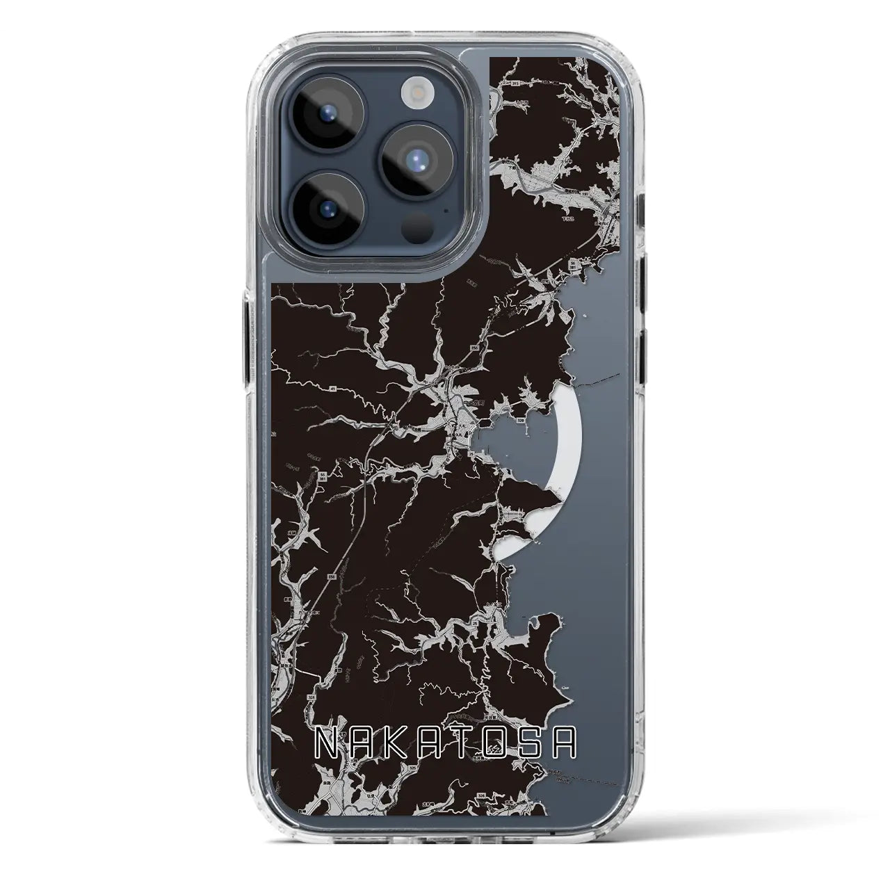 【中土佐(高知県)】地図柄iPhoneケース(MagSafeタイプ)