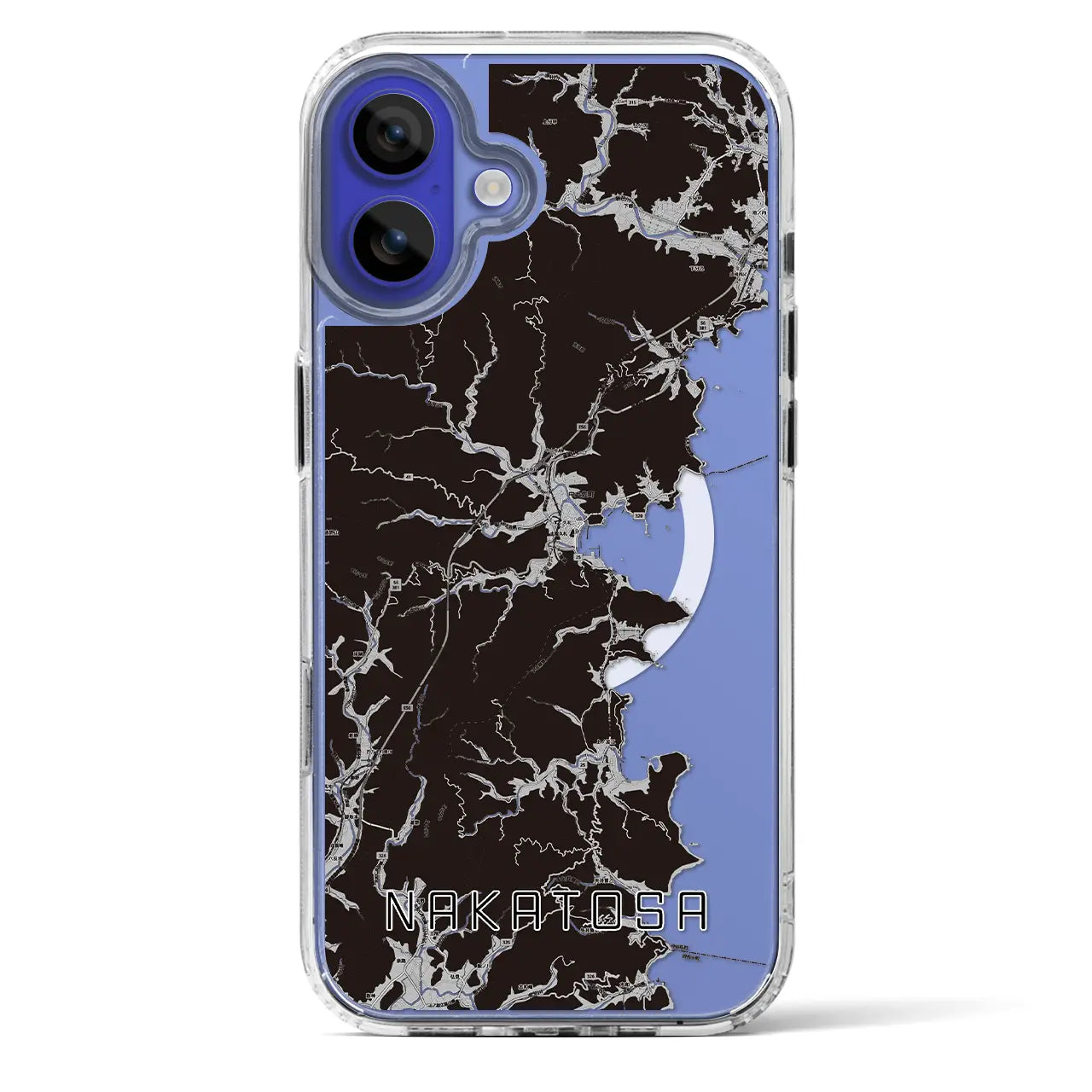 【中土佐(高知県)】地図柄iPhoneケース(MagSafeタイプ)