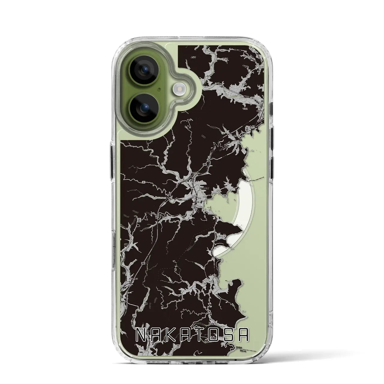 【中土佐(高知県)】地図柄iPhoneケース(MagSafeタイプ)