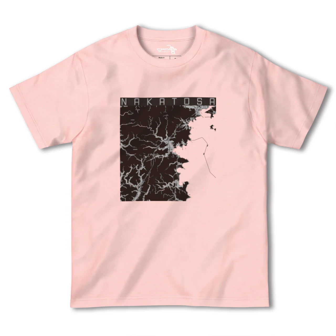 【中土佐(高知県)】地図柄ヘビーウェイトTシャツ