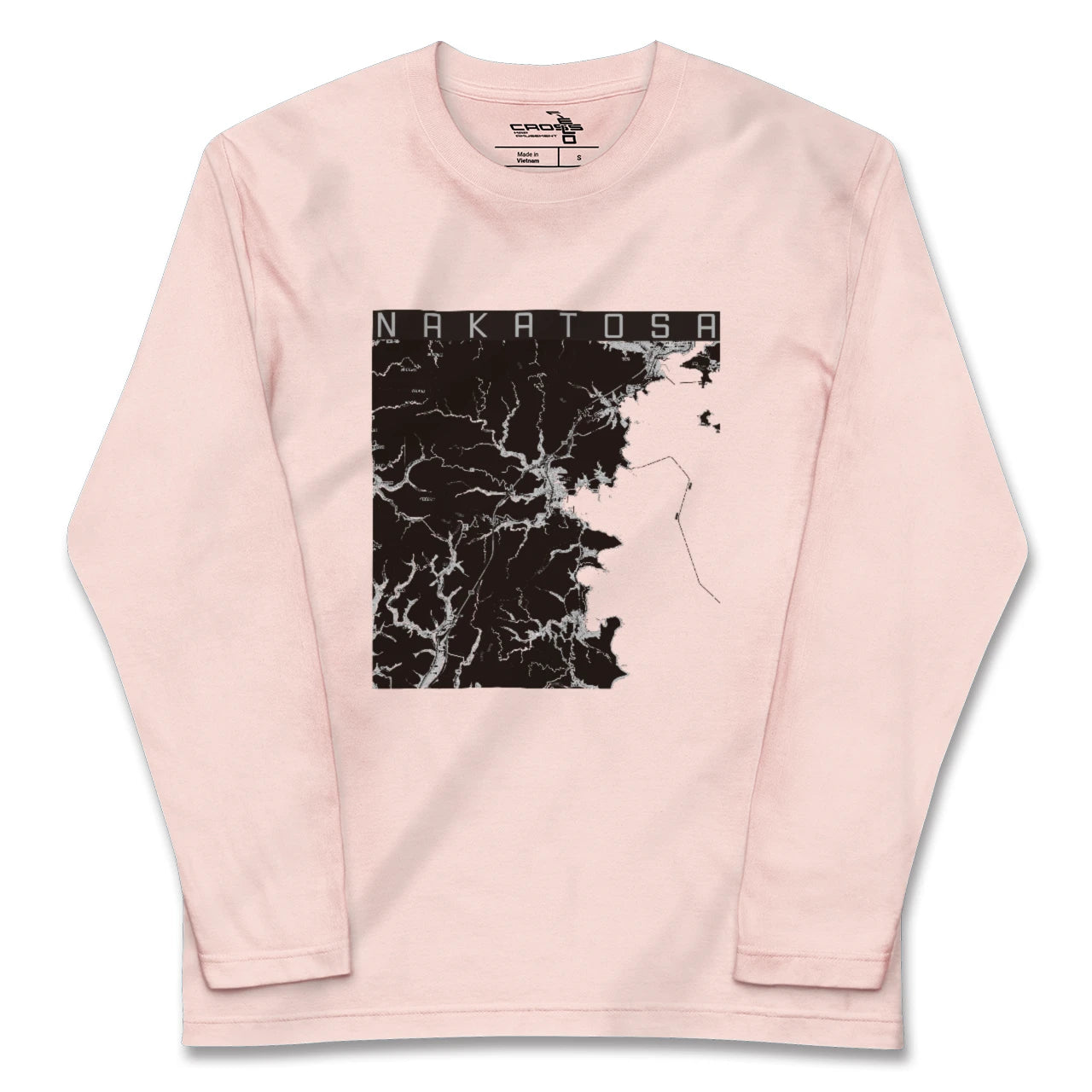 【中土佐(高知県)】地図柄ロングスリーブTシャツ