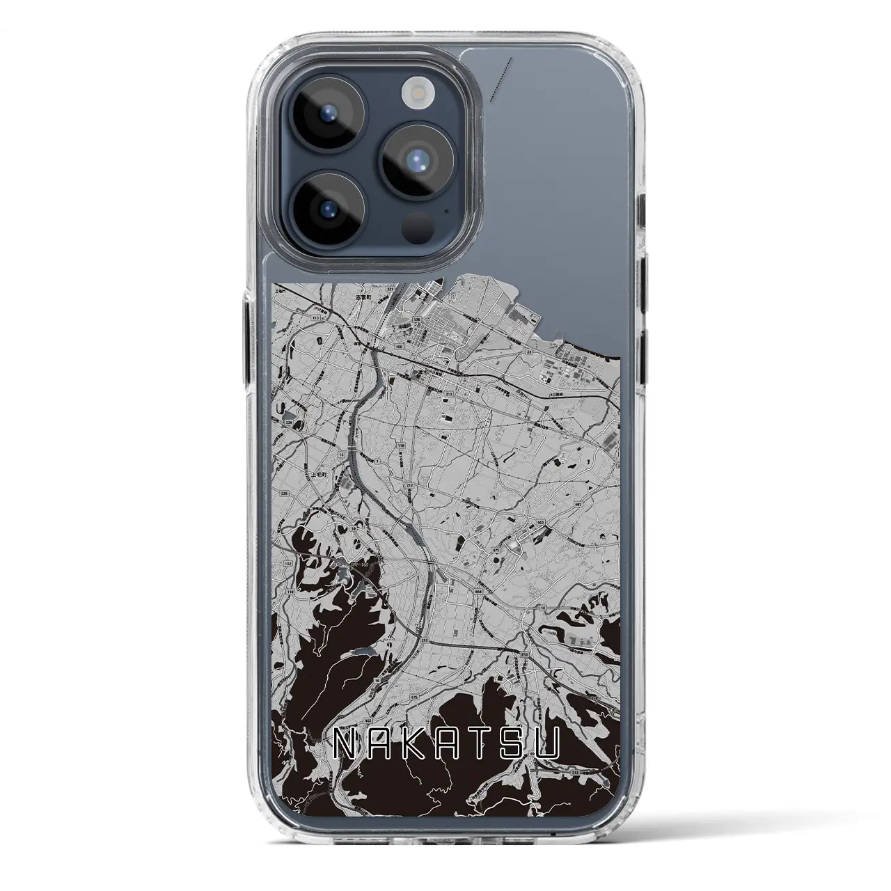 【中津(大分県)】地図柄iPhoneケース(MagSafeタイプ)