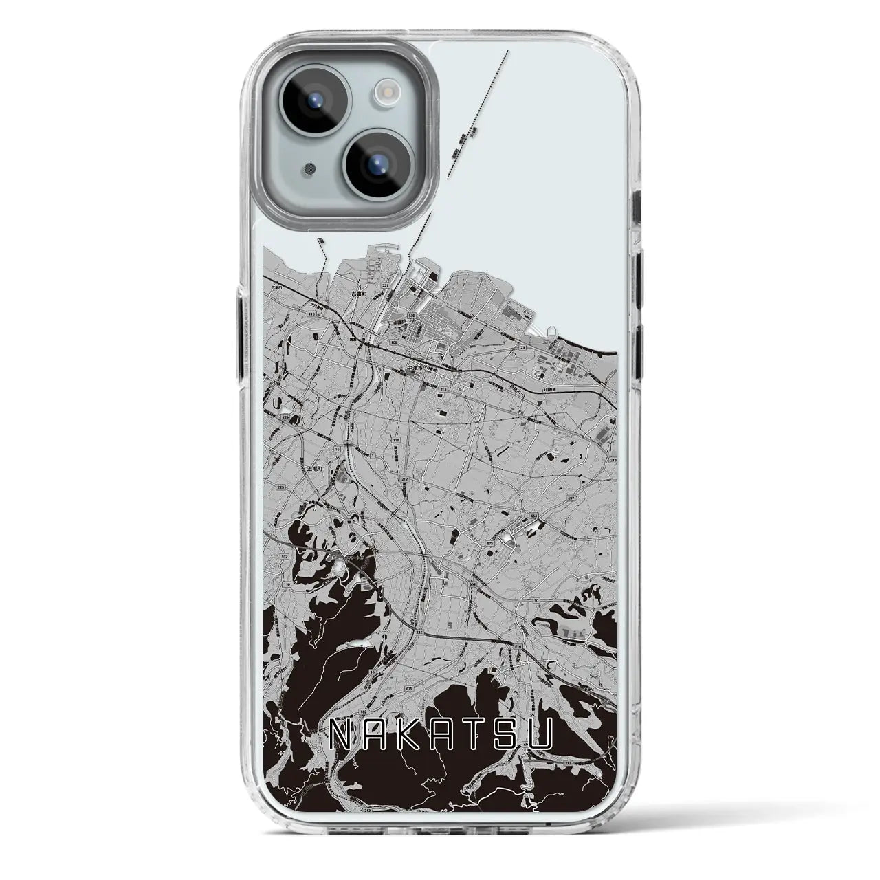 【中津(大分県)】地図柄iPhoneケース(MagSafeタイプ)