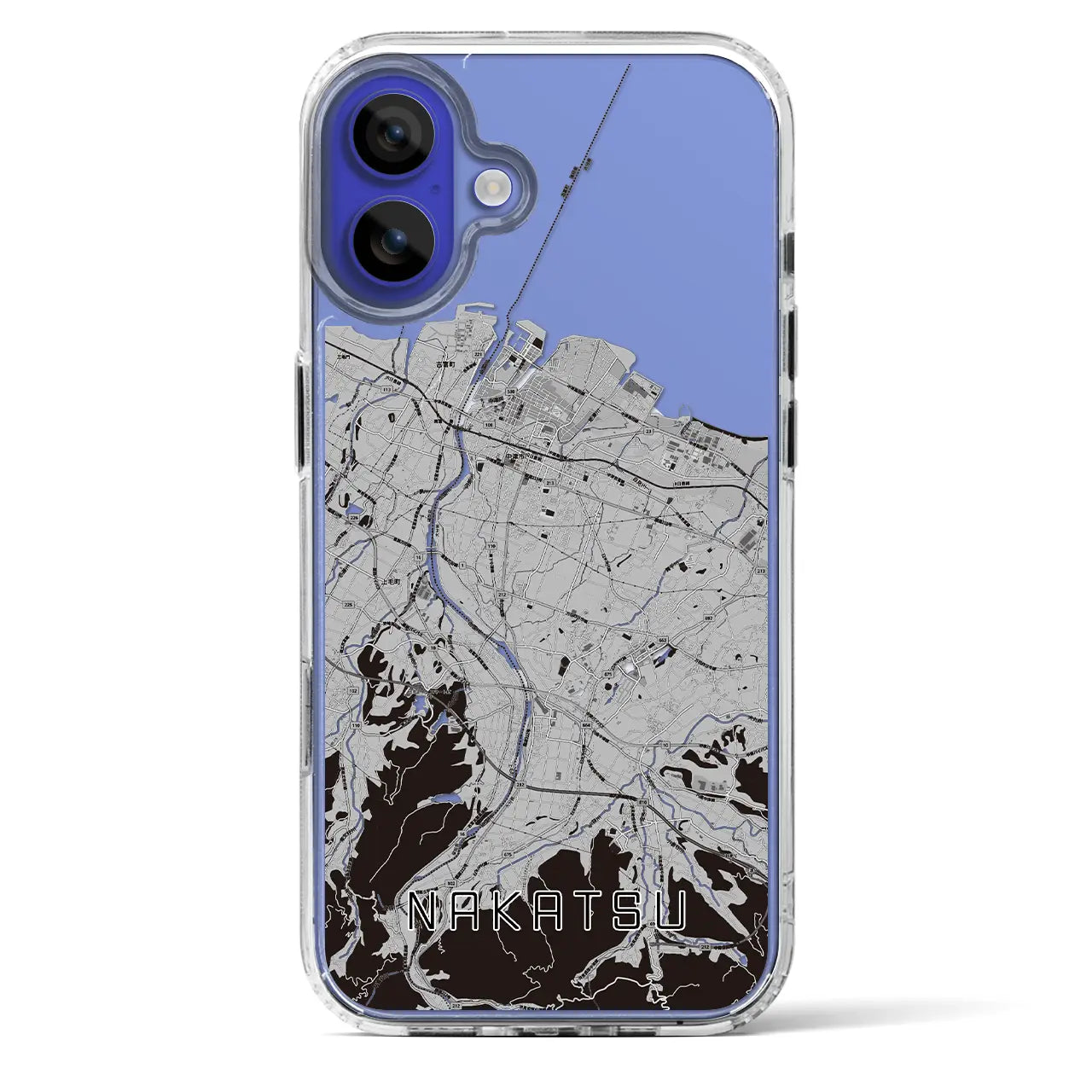 【中津(大分県)】地図柄iPhoneケース(MagSafeタイプ)