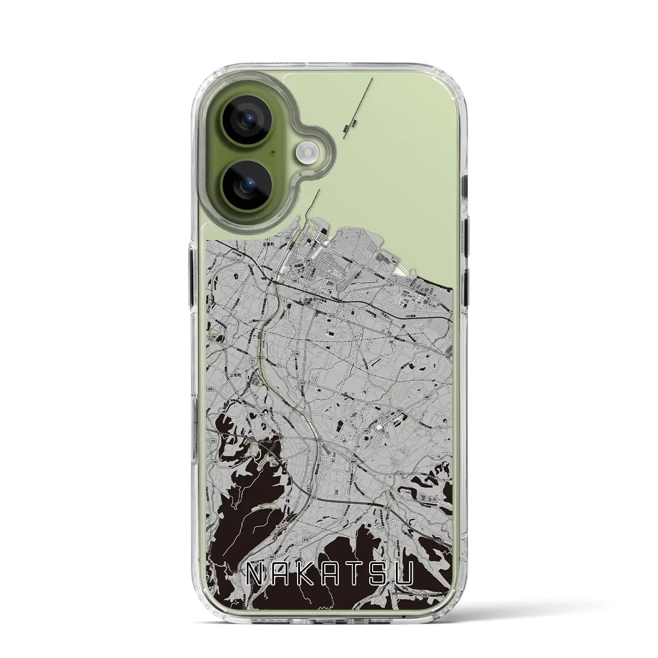 【中津(大分県)】地図柄iPhoneケース(MagSafeタイプ)