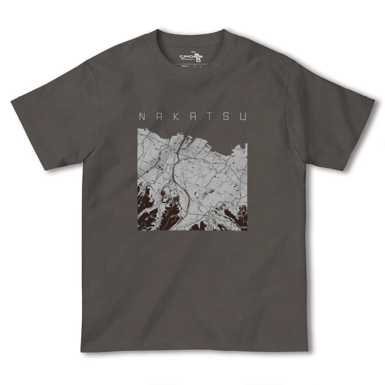 【中津(大分県)】地図柄ヘビーウェイトTシャツ