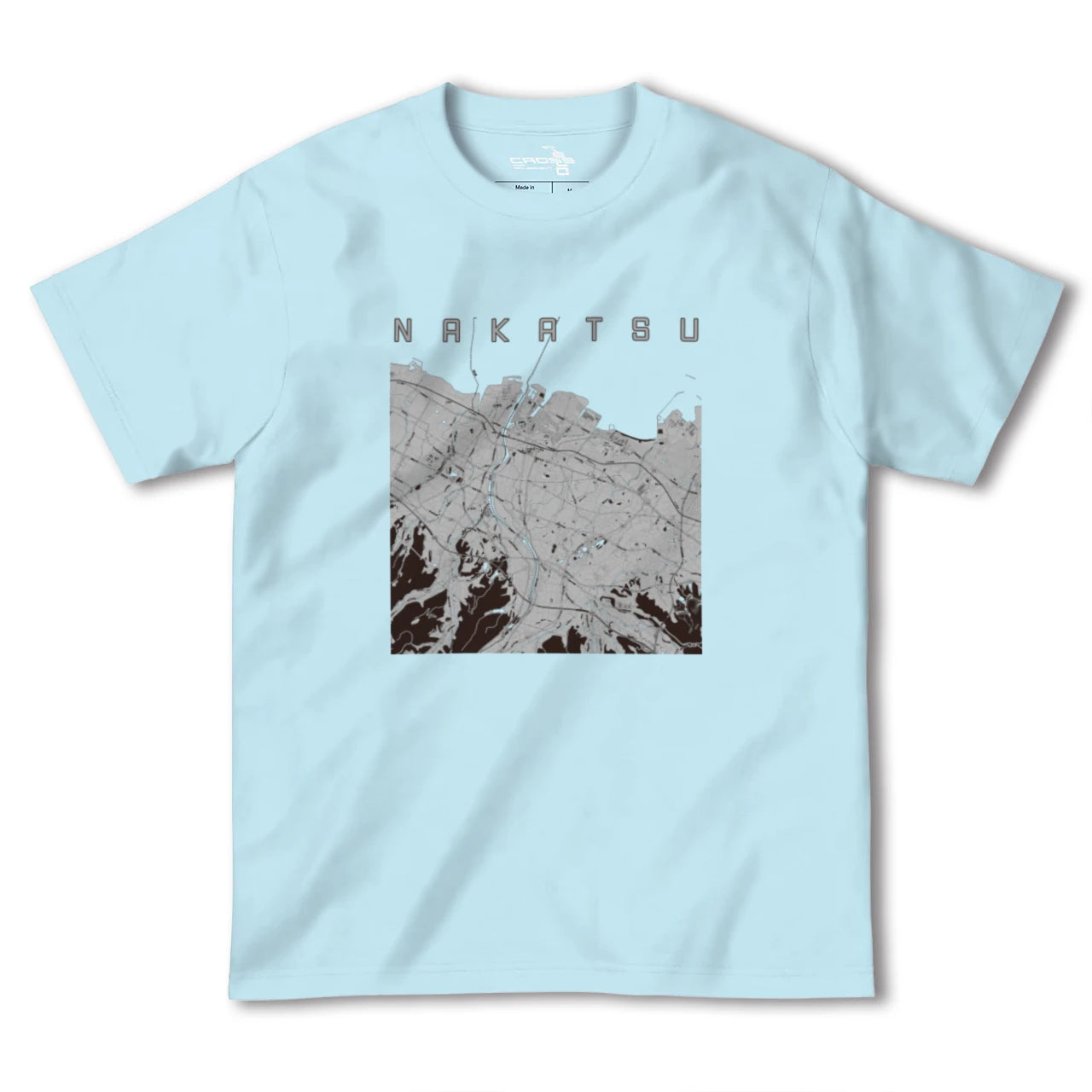 【中津(大分県)】地図柄ヘビーウェイトTシャツ