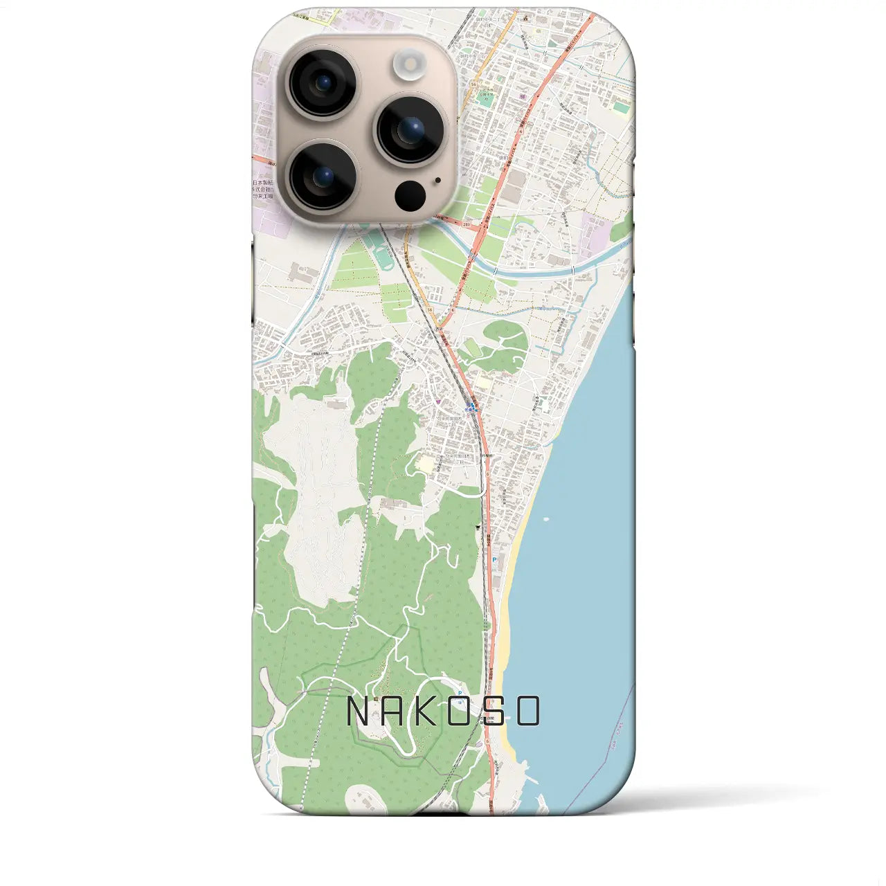 【勿来(福島県)】地図柄iPhoneケース(バックカバータイプ)