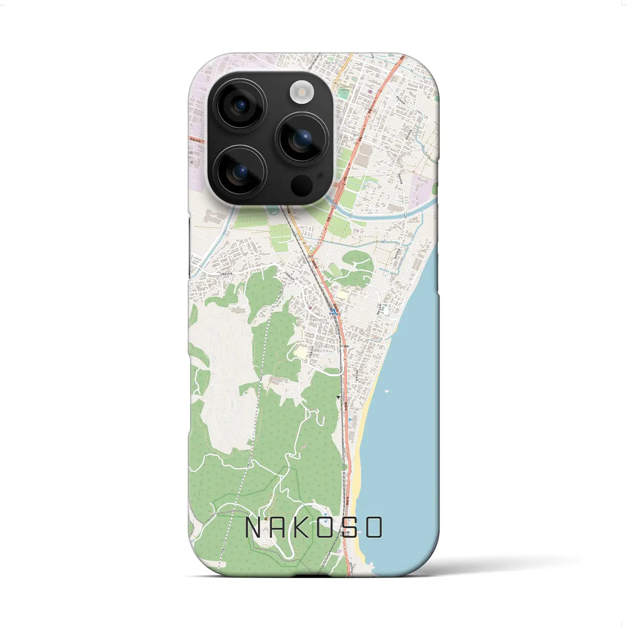 【勿来(福島県)】地図柄iPhoneケース(バックカバータイプ)