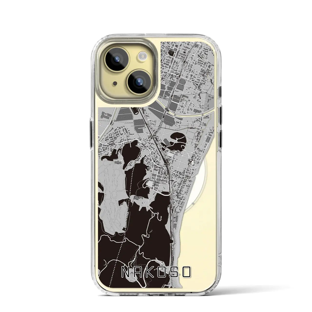 【勿来(福島県)】地図柄iPhoneケース(MagSafeタイプ)