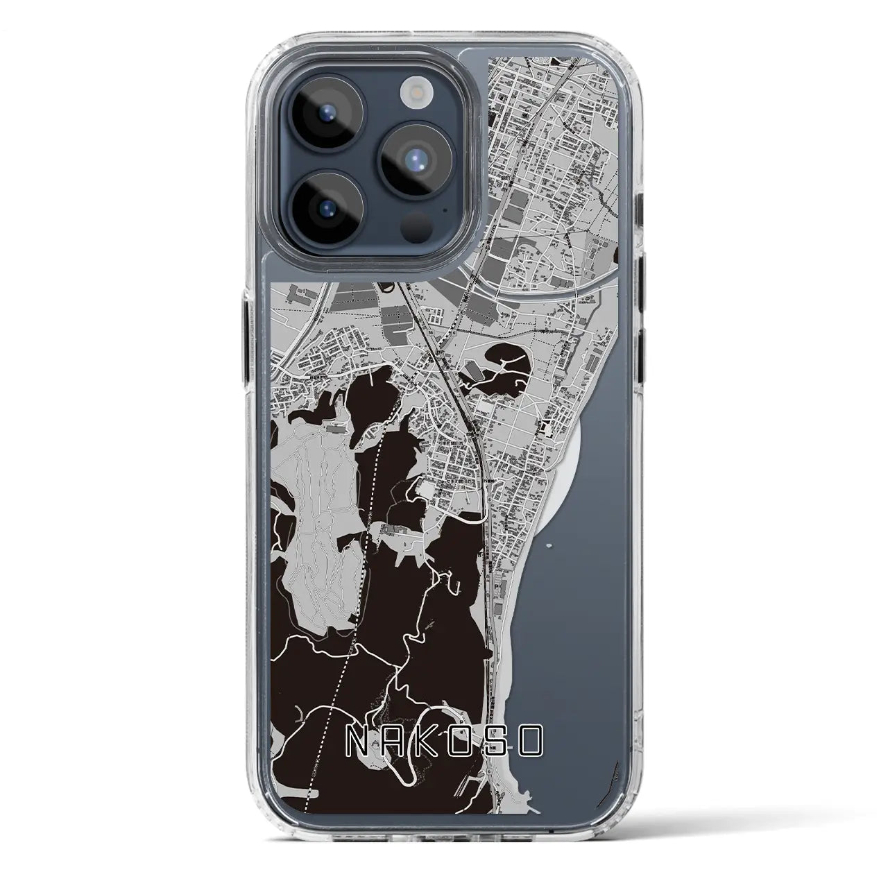 【勿来(福島県)】地図柄iPhoneケース(MagSafeタイプ)