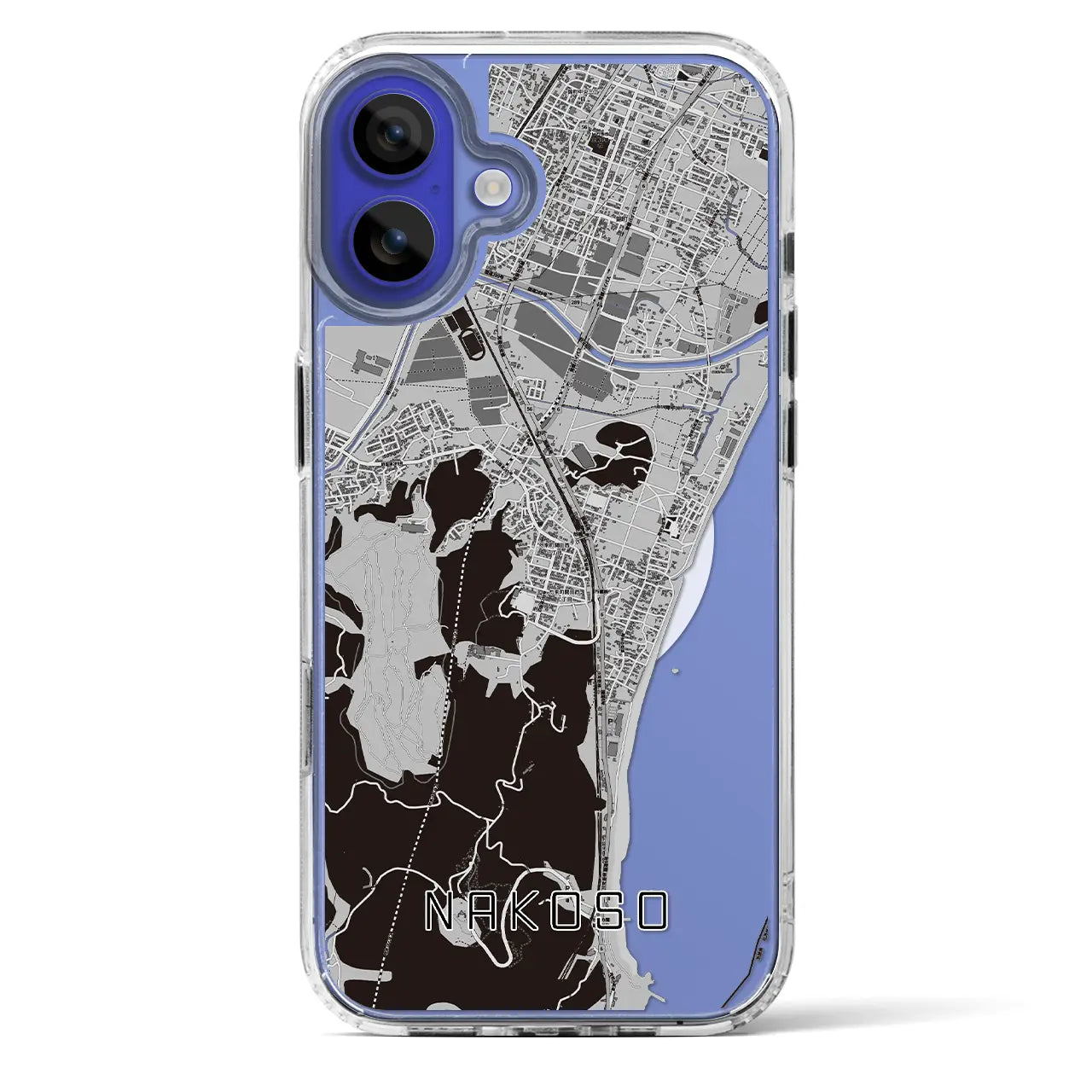 【勿来(福島県)】地図柄iPhoneケース(MagSafeタイプ)