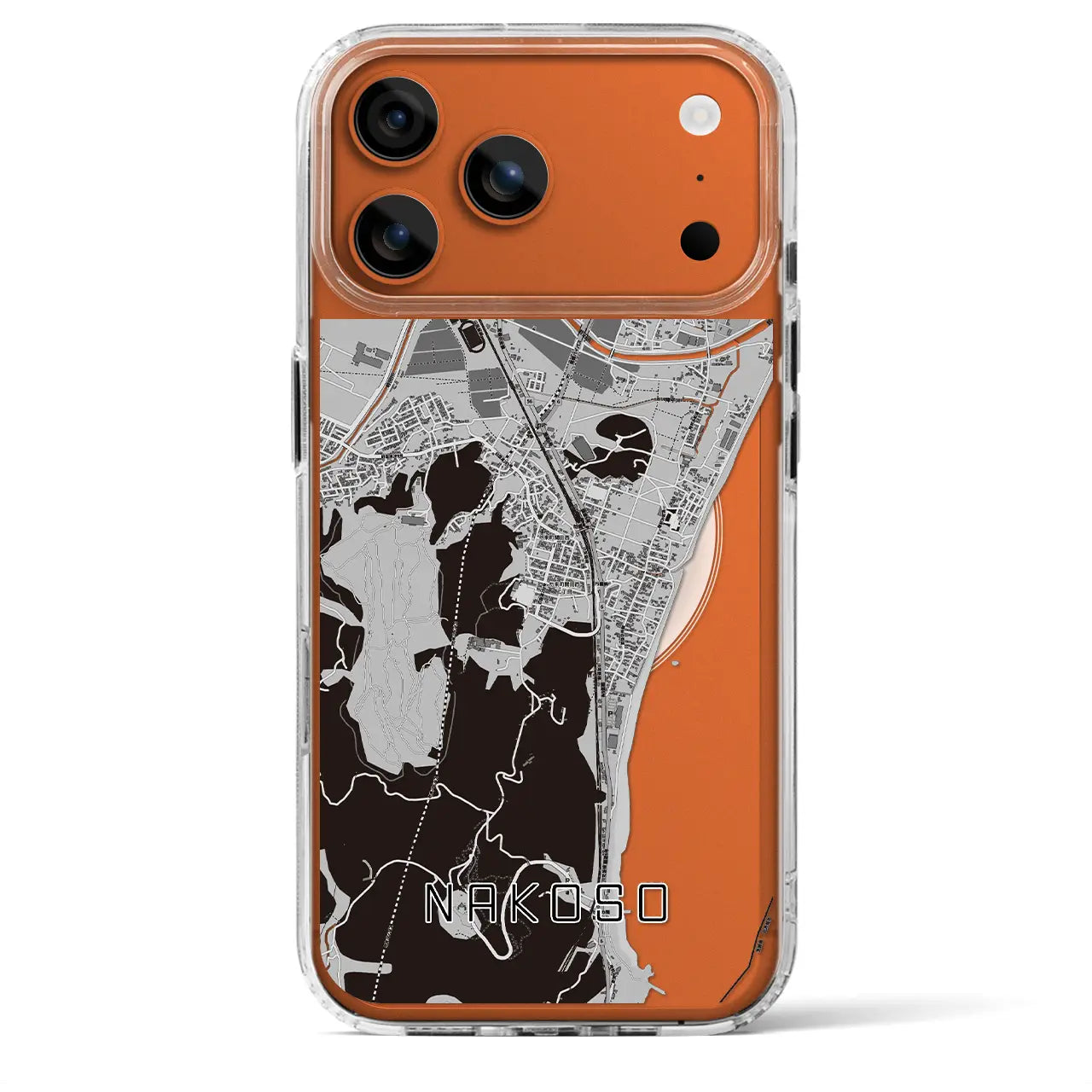 【勿来(福島県)】地図柄iPhoneケース(MagSafeタイプ)