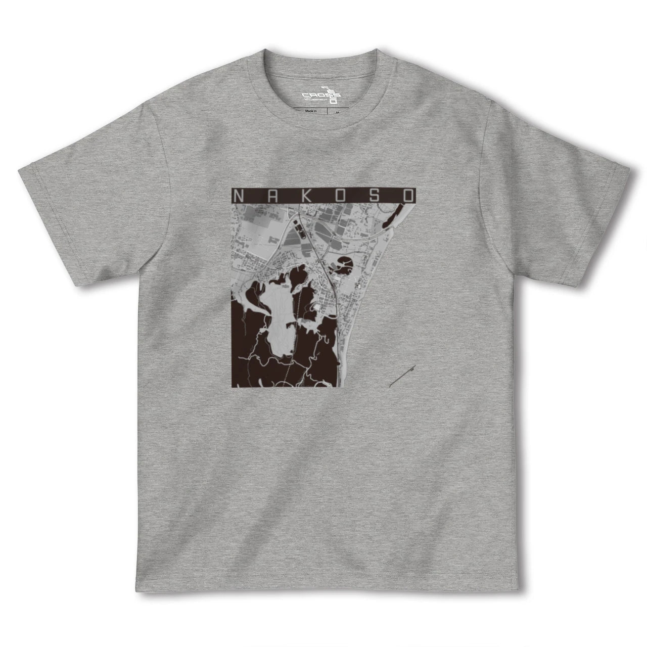 【勿来(福島県)】地図柄ヘビーウェイトTシャツ