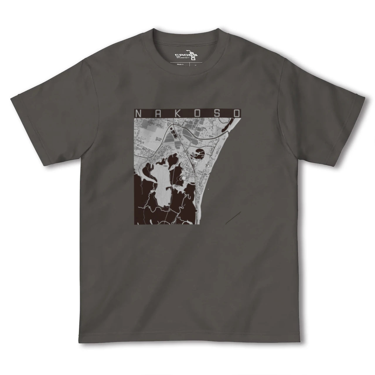 【勿来(福島県)】地図柄ヘビーウェイトTシャツ