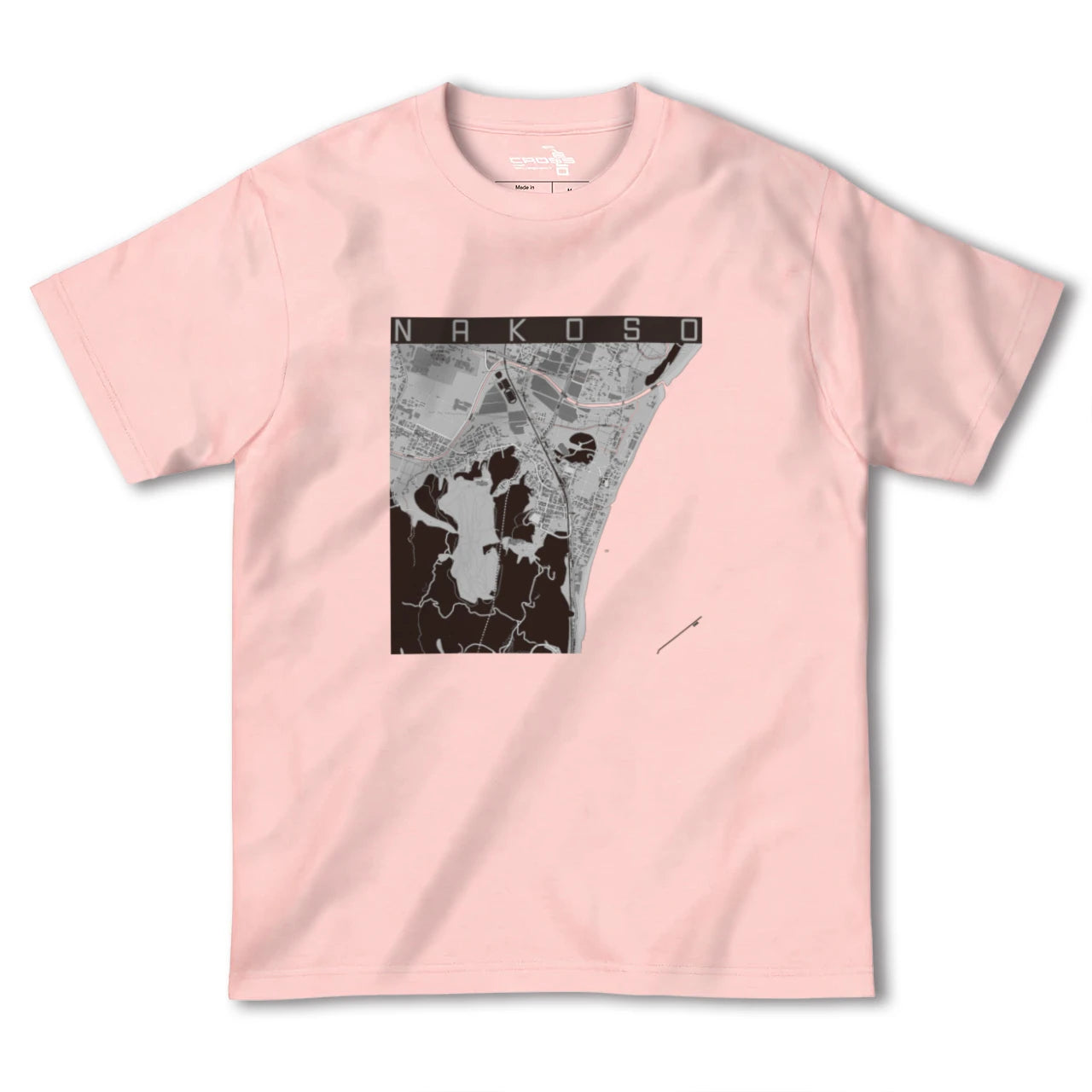 【勿来(福島県)】地図柄ヘビーウェイトTシャツ