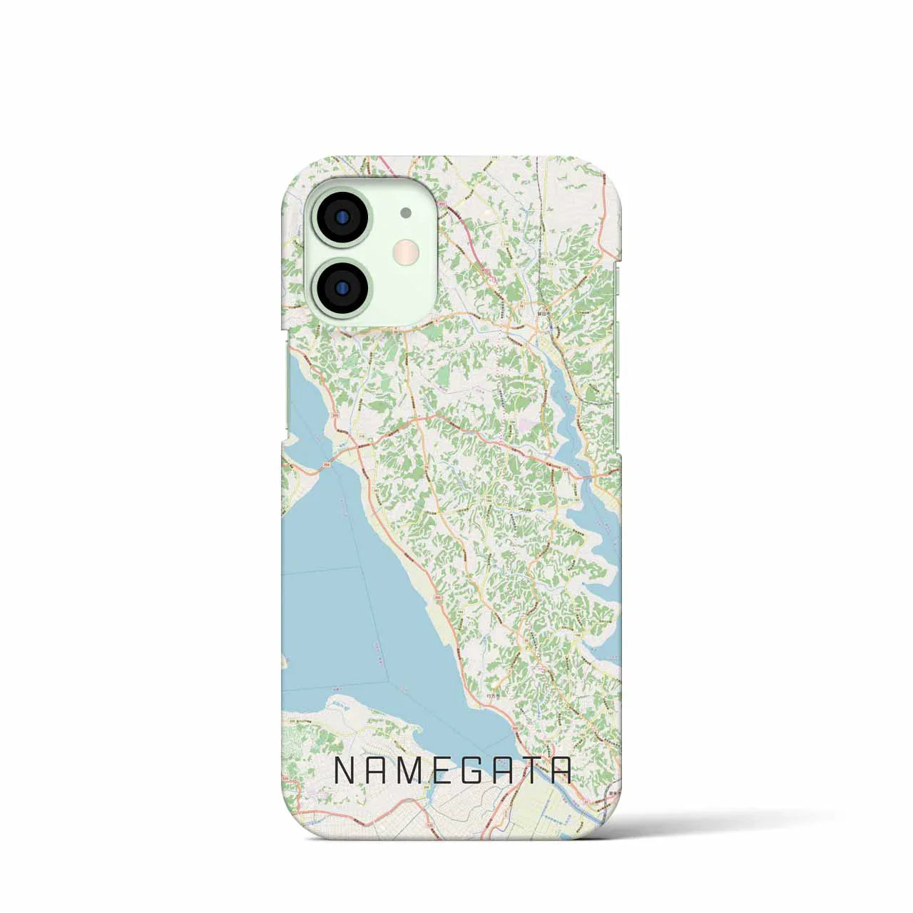 【行方(茨城県)】地図柄iPhoneケース(バックカバータイプ)