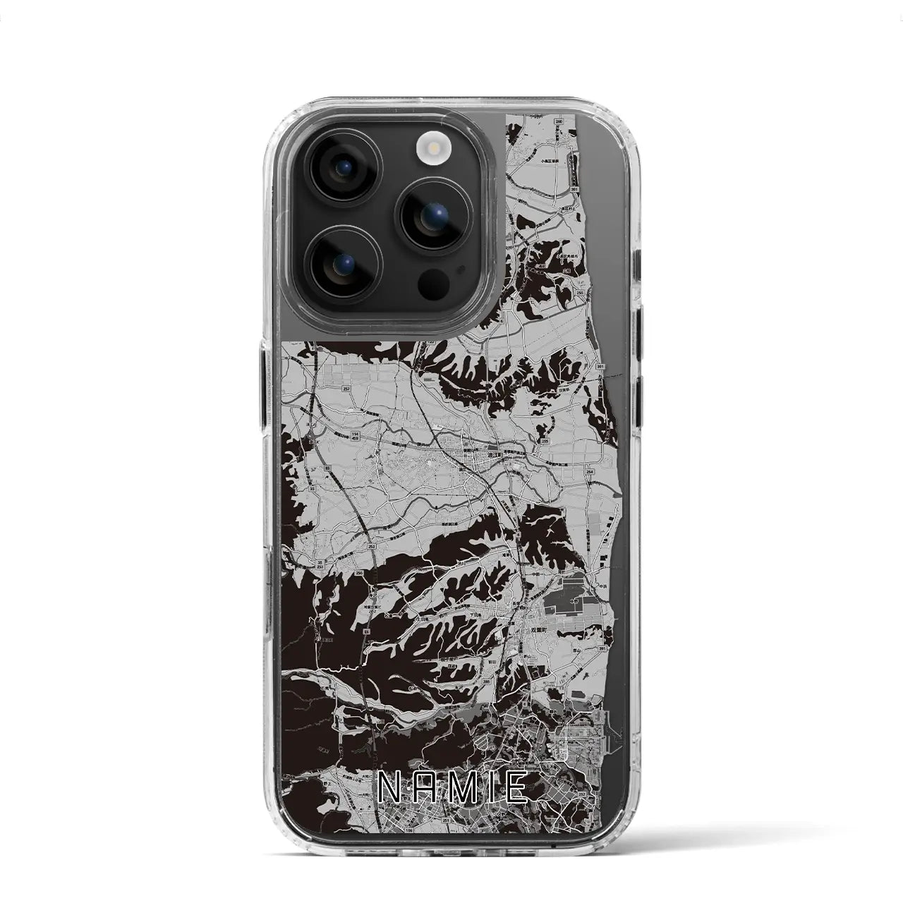 【浪江(福島県)】地図柄iPhoneケース(MagSafeタイプ)