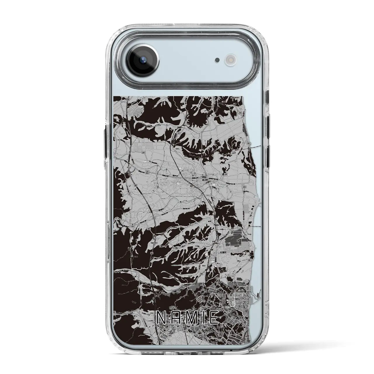 【浪江(福島県)】地図柄iPhoneケース(MagSafeタイプ)