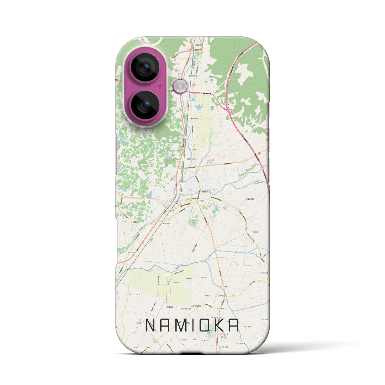 【浪岡(青森県)】地図柄iPhoneケース(バックカバータイプ)