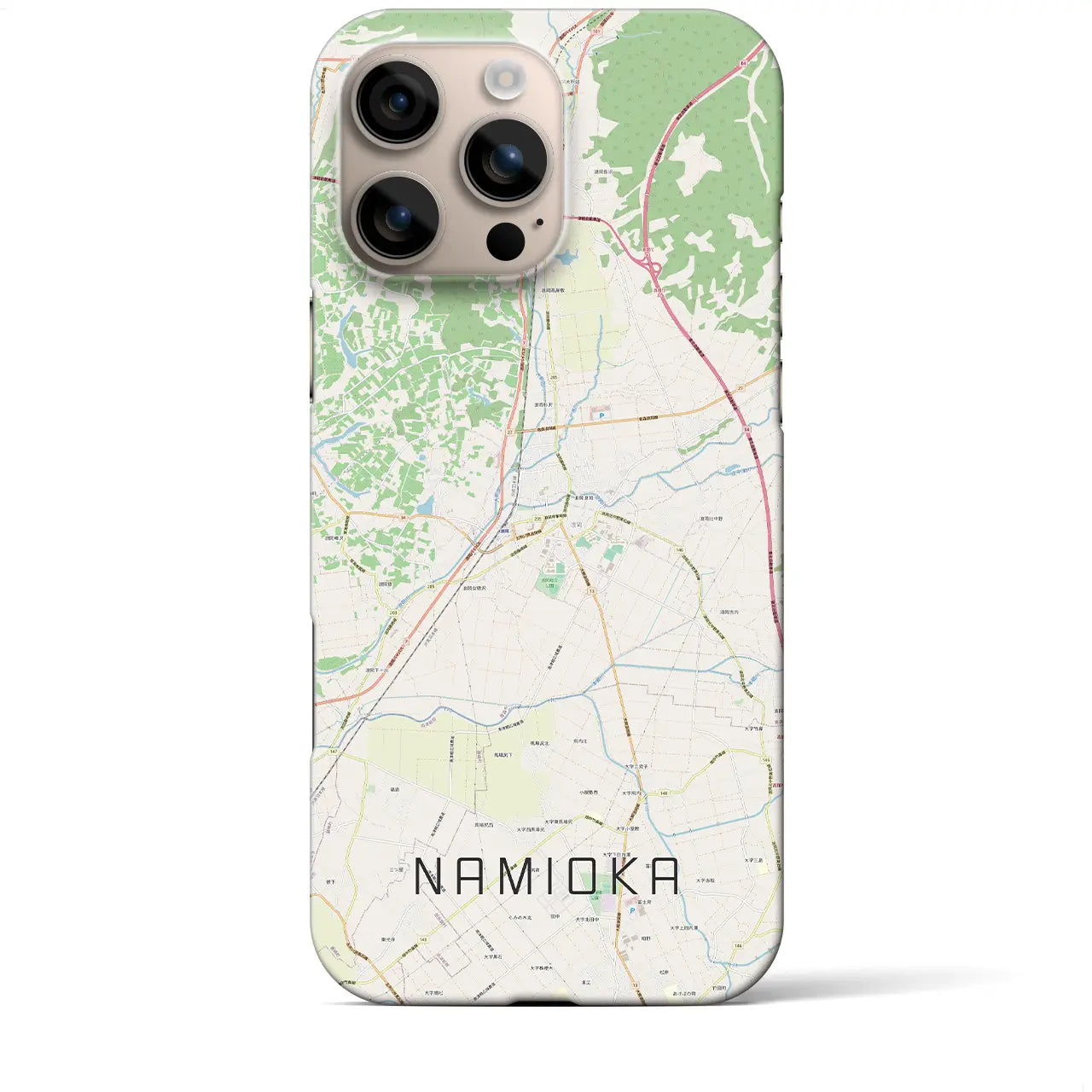 【浪岡(青森県)】地図柄iPhoneケース(バックカバータイプ)