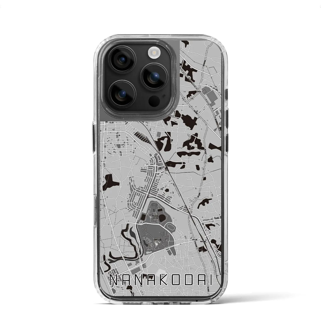 【七光台(千葉県)】地図柄iPhoneケース(MagSafeタイプ)