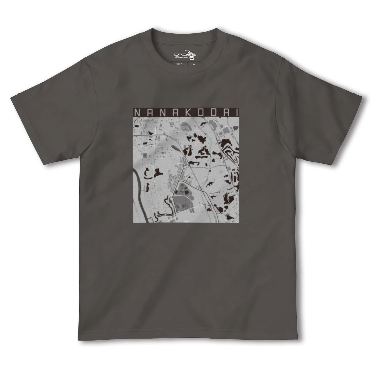 【七光台(千葉県)】地図柄ヘビーウェイトTシャツ